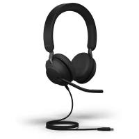 Jabra Компьютерная гарнитура Jabra Evolve 2 40 USB-A MS Stereo