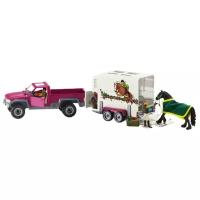 Игровой набор Schleich Пикап с трейлером для лошадей 42346