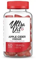 UltraVit Apple Cider Vinegar пастилки, 60 шт