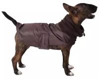 Попона для собак Монморанси "Попона с горлом", цвет: коричневый, размер XL, по спинке 50см