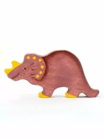 Мастерская Михеевых / Развивающая деревянная игрушка "Трицератопс" / Динозавр для детей