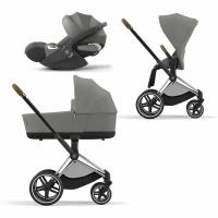 Cybex Priam IV Коляска 3 в 1, шасси IV Chrome Brown/Mirage Grey