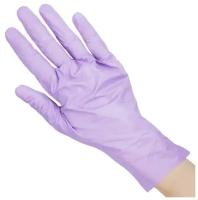 Перчатки Elegreen VINYLTEP PREMIUM одноразовые фиолетовые L