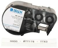 Этикетки Brady brd143222 MC-187-342 непрерывный рулон, материал В-342, термоусадочная трубка, 8.5ммх2.13м, белая, d3.8мм (BMP41/51/53)