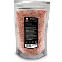 Соль гималайская розовая пищевая FIT Family, средний/крупный помол 3-5 мм, пакет 1000 г