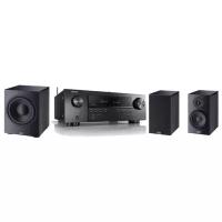 Домашний кинотеатр 2.1 DENON+HECO (AVRS650HBKE2+AURORA 300+AURORA Sub 30A)