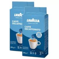 Кофе молотый Lavazza Caffe Decaffeinato Dek Classico 250 гр × 2 шт