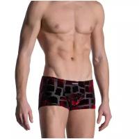 Трусы-боксеры "M2102 - Micro Pants Black/Red" / Manstore / Красный / Размер 2XL