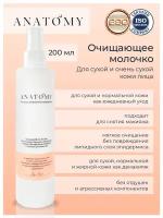 Очищающее молочко для сухой и очень сухой кожи лица Cleansing Milk For Dry Skin торговой марки ANATOMY