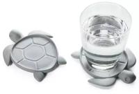 Подставка под стаканы save turtle, серый Qualy FD-QL10350-GY
