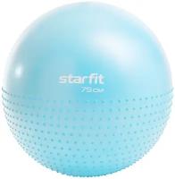 Фитбол полумассажный Starfit Gb-201 антивзрыв, синий пастель, 75 см