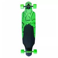 Лонгборд Dusters Channel Snakeskin 38" Neon Green