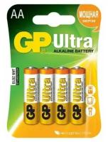 Батарейка GP Ultra Alkaline AA блистер 4 шт