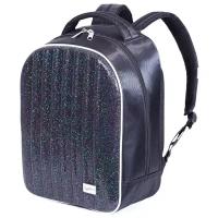 Рюкзак SKIB-UTD-E190_ Seventeen блестящий с EVA панелью, черная голография, размер: 40 x 33 x 14 см, женский