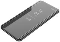 Чехол-книжка MyPads для Samsung Galaxy S20 Ultra 5G (SM-G988B/DS) с дизайном Clear View Cover с полупрозрачной пластиковой крышкой с зеркальной п