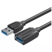 Кабель-удлинитель Vention USB 3.0 AM/AF - 1м Black Edition