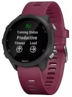 Умные часы Garmin Forerunner 245 42 мм GPS, черный/вишневый