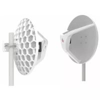 Мост MikroTik Wireless Wire Dish, LAN: 1x1 Гбит/с, 802.11a/b/g/n/ac/ad, PoE, комплект 2шт. (RBLHGG-60adkit)