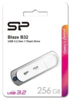 Флеш накопитель 256Gb Silicon Power Blaze B32, USB 3.2, Белый