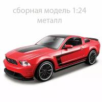 Сборная модель автомобиля Ford Mustang Boss 302, металл 1:24 Maisto