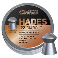 Пули JSB Hades Diabolo 5,5 мм, 1,03 грамм, 500 штук