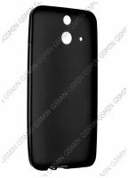 Чехол силиконовый для HTC One Dual Sim E8 TPU (Черный Матовый)