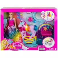 Игровой набор Barbie Дримтопия Кукла и единорог, GTG01