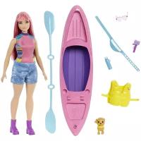 Кукла Barbie Кемпинг Дейзи, 29см, HDF75 розовый