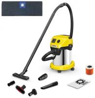 Хозяйственный пылесос Karcher WD 3 P S V-17/4/20 Full Complect + многоразовый мешок, насадки для твердой и мягкой мебели