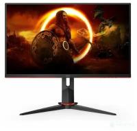 LCD AOC 27" Gaming 27G2SU Black-Red с поворотом экрана {VA curved 1920x1080 165Hz 1ms 178 178 250cd