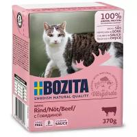 Влажный корм для кошек Bozita с говядиной 370 г (кусочки в соусе)