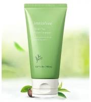 Innisfree Увлажняющая очищающая пенка с экстрактом зеленого чая