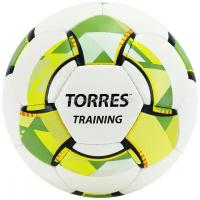 Футбольный мяч Torres TRAINING 4 арт. F320054 р.4 Белый/Зелено-серо-черный