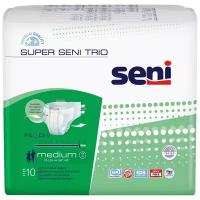 Подгузники для взрослых Super Seni Trio Medium (№2), объем талии 75-110 см, 10 шт