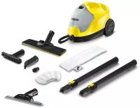 Пароочиститель KARCHER SC 4 EasyFix + аксессуары и насадка для мытья окон, желтый/черный