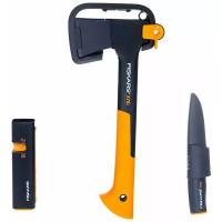 Набор FISKARS топор X7 + нож К40 + точилка, 1059024