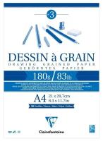 Clairefontaine Склейка "Dessin a grain", 180г/м2,30л, А4, мелкозернистая sela25