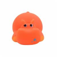 Игрушка для ванной Happy Snail Бегемот Бубба (19HSB04BU), оранжевый