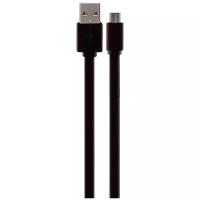 Кабель ZiPOWER PM6654 (USB TYPE-A - microUSB), черный, 1 м