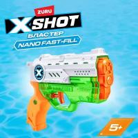 Бластер водный ZURU X-SHOT WATER Fast-Fill Nano / Нано, игрушки для мальчиков, 56333