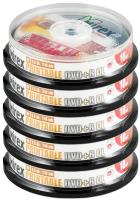 Диск DVD+R Double Layer 8.5Gb Mirex 8x Printable cake, 50 шт. (5 банок по 10)