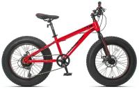 Велосипед Fat Bike жесткая вилка MAXXPRO FAT X20 20" 12" красно-черный N2040-3 2021