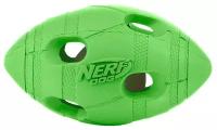 Игрушка для собак NERF Мяч для регби светящийся, 10 см