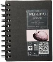 Блокнот для зарисовок Fabriano Sketch Book 110г/м2 10.5*14.8см мелкозернистая 80л спираль по длинной стороне