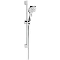 Душевой комплект hansgrohe Croma Select E Vario 26582400, белый хром 1600 мм