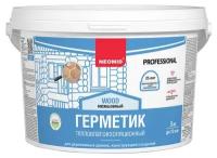 NEOMID PROFESSIONAL WOOD герметик тепловлагоизоляционный, межшовный, белый (3кг)