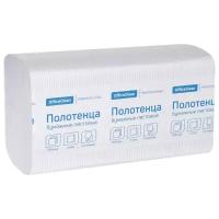 OfficeClean Полотенца бумажные лист. OfficeClean Professional(V-сл), 2-слойные, 200л/пач, 21*21,6, тисн, белые, 20 шт