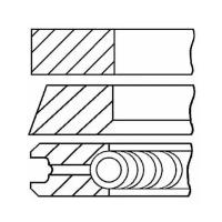 Кольца поршн. компл. на 1 цил. audi/vw Goetze 0899010500
