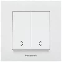 Переключатель Panasonic Karre Plus скрыт. 2кл. IP20 белый (упак.:1шт) (WKTC00112WH-RU)