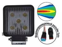 AVS 43459 Фара светодиодная 12/24 В Off-Road 15 Вт 5 SMD серия Basic SL-1210A квадратная AVS 43459